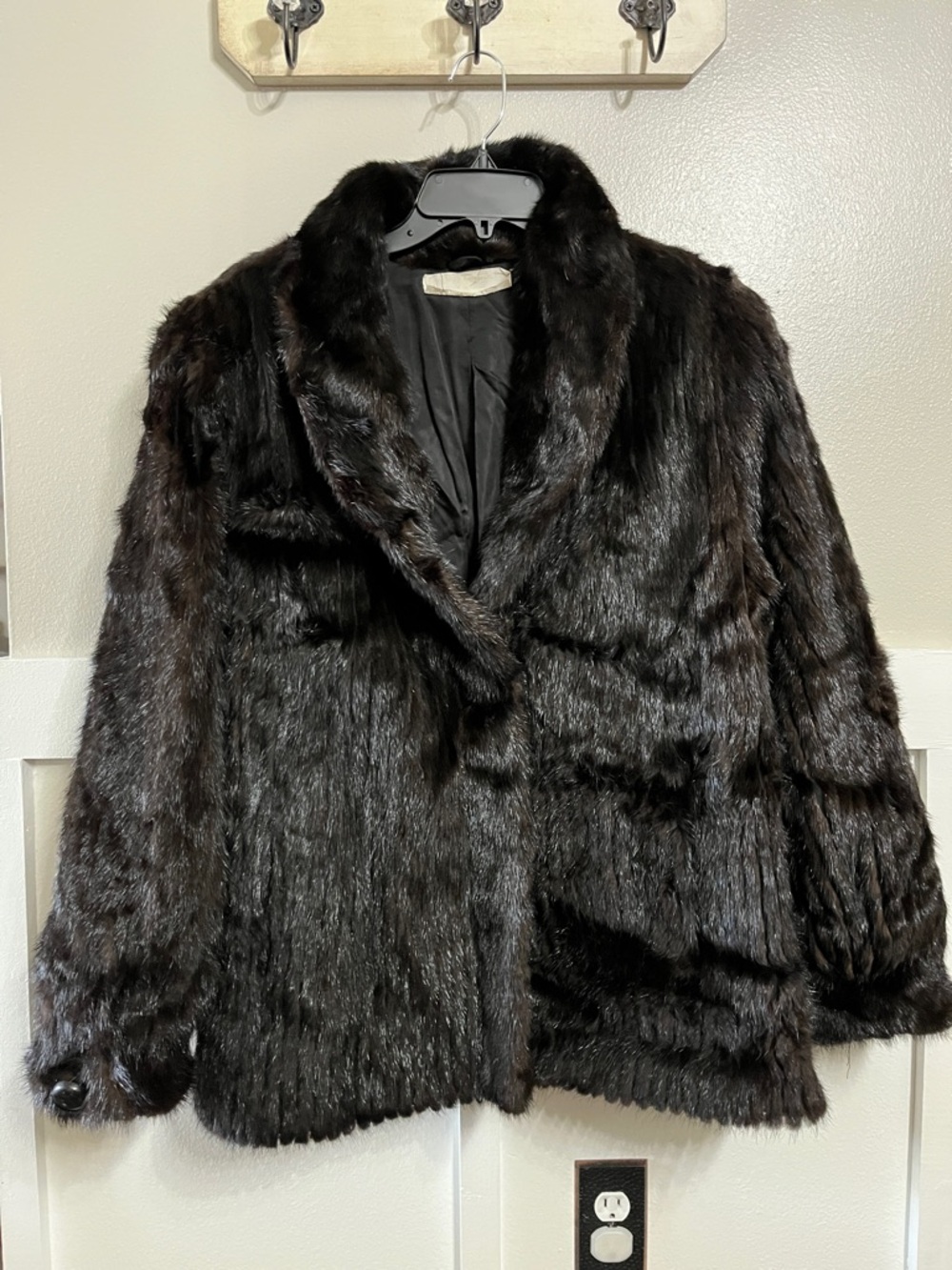 Vintage Dyed Ranch Mink coat - Size 12